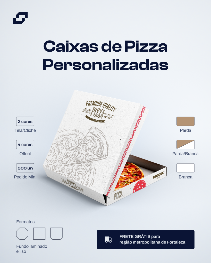 Caixas de Pizza Personalizadas
